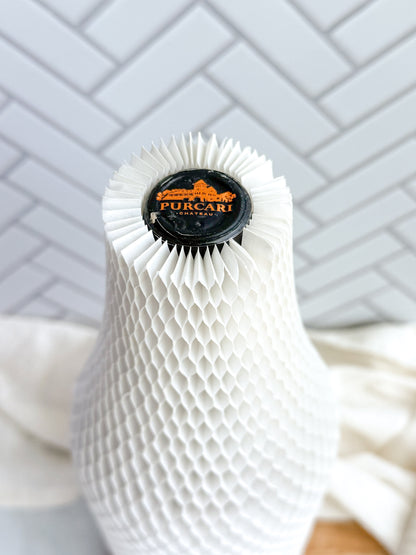 White Honeycomb Paper Sleeves Wholesale– 70gsm 90gsm, 4 Sizes, Eco-Friendly Protective Packaging for Bottles, Cosmetics & Glassware