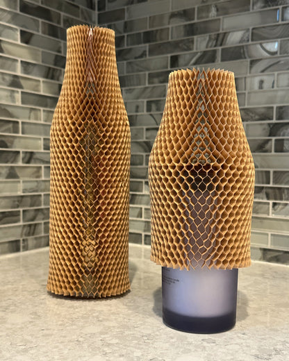 Honeycomb Paper Sleeves Wholesale– 70gsm 90gsm Kraft, 4 Sizes, Eco-Friendly Protective Packaging for Bottles, Cosmetics & Glassware