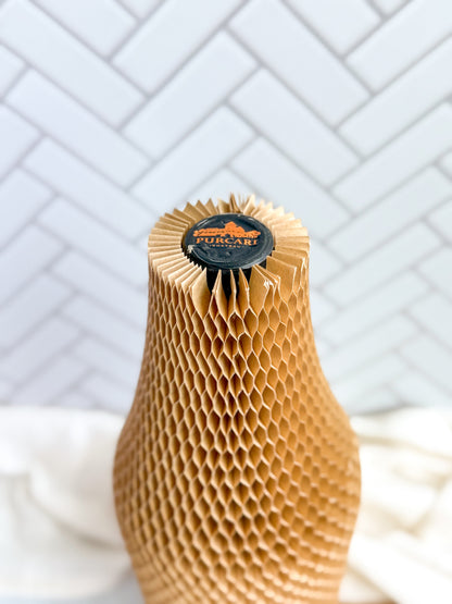 Honeycomb Paper Sleeves Wholesale– 70gsm 90gsm Kraft, 4 Sizes, Eco-Friendly Protective Packaging for Bottles, Cosmetics & Glassware