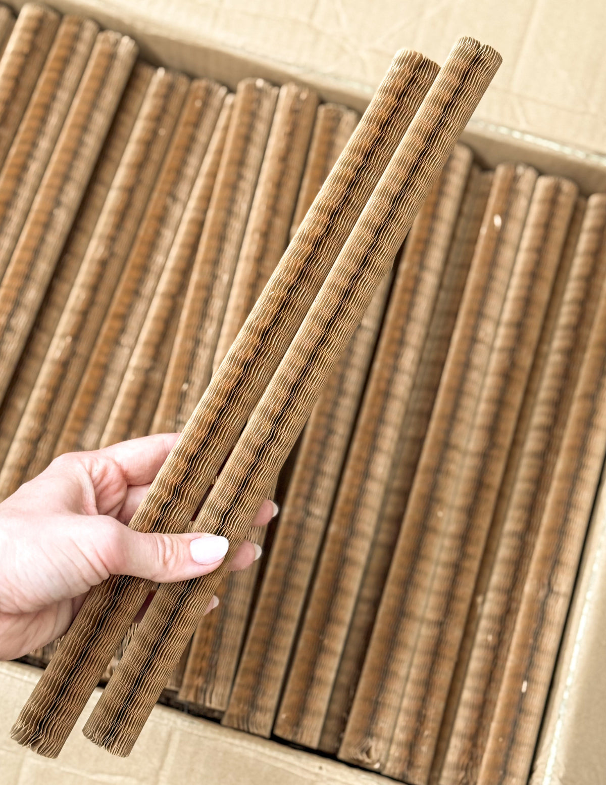Honeycomb Paper Sleeves Wholesale– 70gsm 90gsm Kraft, 4 Sizes, Eco-Friendly Protective Packaging for Bottles, Cosmetics & Glassware