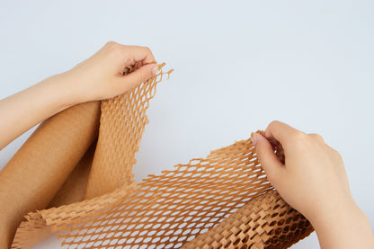 Kraft Honeycomb Paper Roll – 100% Recyclable, Plastic-Free Protective Packaging