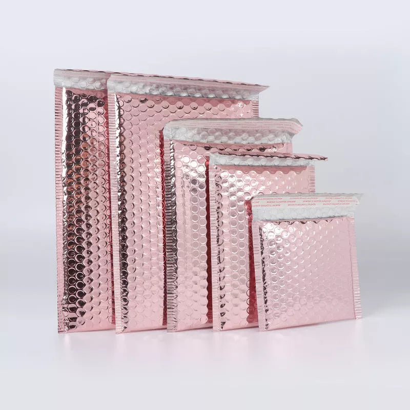 Metallic Bubble Mailers – Shiny, Padded Shipping Bags for Branded Packaging