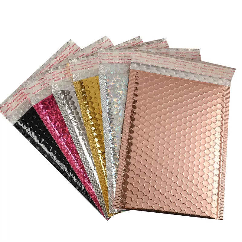 Metallic Bubble Mailers – Shiny, Padded Shipping Bags for Branded Packaging