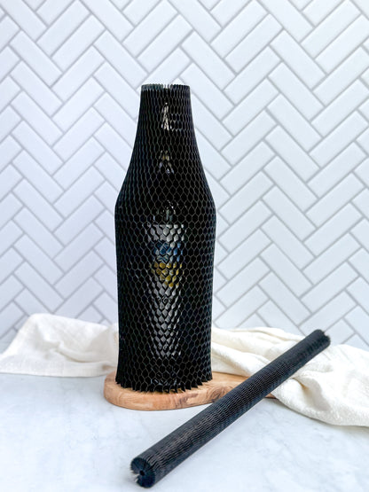Black Honeycomb Paper Sleeves Wholesale– 70gsm 90gsm Kraft, 4 Sizes, Eco-Friendly Protective Packaging for Bottles, Cosmetics & Glassware