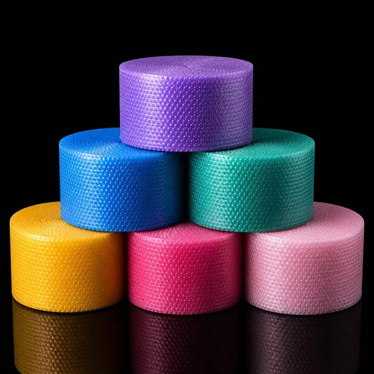 Color Bubble Wrap – Vibrant Protective Packaging for Branded Shipping, Gifts & Retail