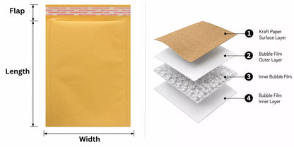Kraft Bubble Mailers – Eco-Friendly Padded Shipping Bags for Sustainable Packaging