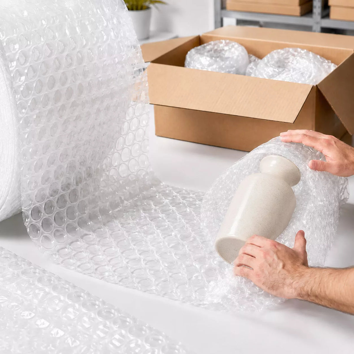 Bubble Wrap -Large Bubble – Heavy-Duty Protective Packaging for Furniture, Electronics & Fragile Items
